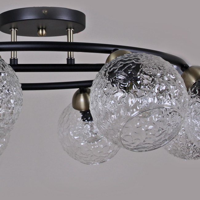 Люстра на штанге Illumico IL0296-8CSQ-79 BK AB