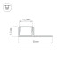 Профиль Arlight ARH-DECORE-S12-LINE-EDGE-2000 ANOD 023894 Профиль Arlight ARH-DECORE-S12-LINE-EDGE-2000 ANOD 023894