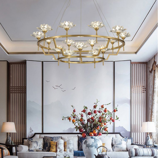 Подвесная люстра ImperiumLoft Lotos 203933-26 Подвесная люстра ImperiumLoft Lotos 203933-26