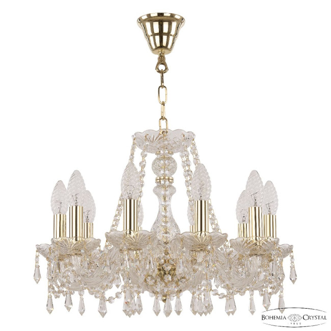 Подвесная люстра Bohemia Ivele Crystal 104/10/165 G Подвесная люстра Bohemia Ivele Crystal 104/10/165 G