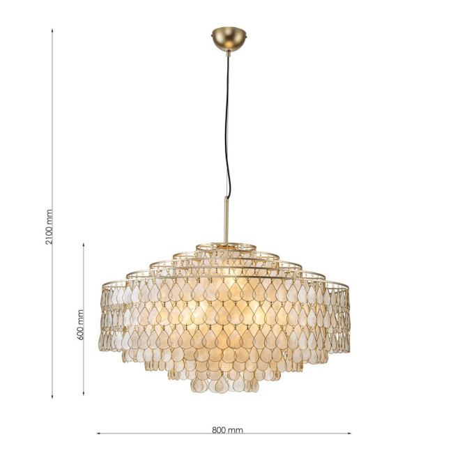 Подвесная люстра Favourite Mollitia 4763-10P Подвесная люстра Favourite Mollitia 4763-10P