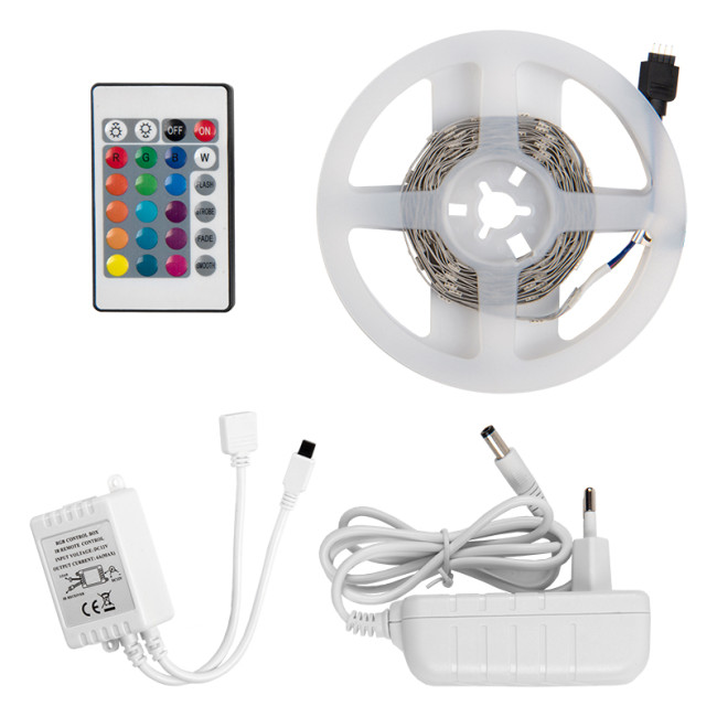 Светодиодная лента (комплект) General GLS-5050-30-7.2-12-IP20-PRO-RGB-3-KIT 503621 Светодиодная лента (комплект) General GLS-5050-30-7.2-12-IP20-PRO-RGB-3-KIT 503621