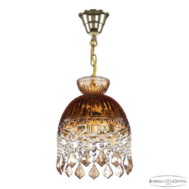 Подвесной светильник Bohemia Ivele Crystal 5478/22 G Amber/M-1G Leafs K721 Подвесной светильник Bohemia Ivele Crystal 5478/22 G Amber/M-1G Leafs K721