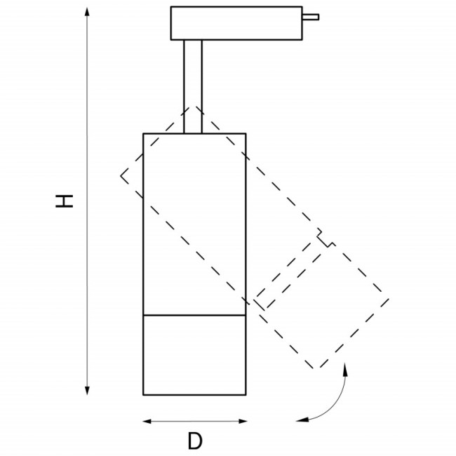 Трековый светодиодный светильник Lightstar Volta 229346