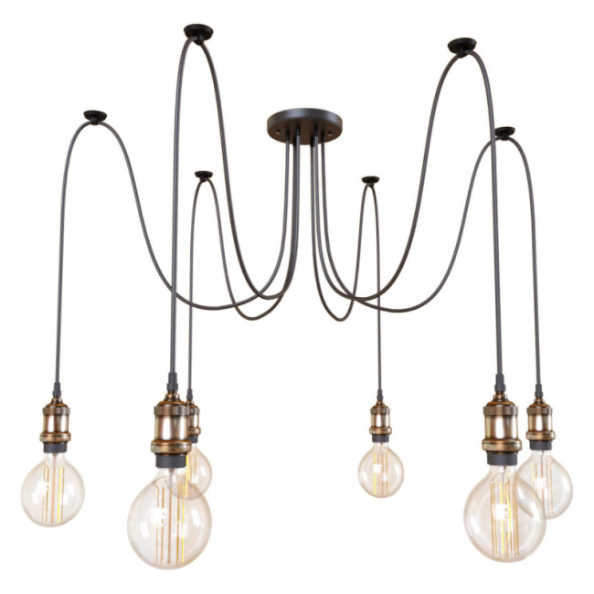 Люстра-паук LOFT IT Spider Loft1162A/6 Люстра-паук LOFT IT Spider Loft1162A/6