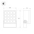 Прожектор Arlight ALT-BLOCK-S220x220-50W Day4000 (GR, 60 deg, 230V) 055261