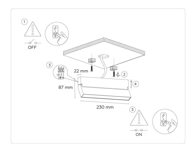 Настенно-потолочный светильник Ambrella Light Move TA1818 Настенно-потолочный светильник Ambrella Light Move TA1818