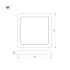 Встраиваемый светильник Arlight CL-Fiokk-S180x180-12W Day4000-Mix 034470 Встраиваемый светильник Arlight CL-Fiokk-S180x180-12W Day4000-Mix 034470