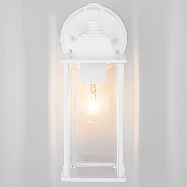 Уличный настенный cветильник Elektrostandard 1008D Brick белый 4690389106767