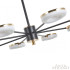 Люстра на штанге Arte Milano Ferrara 277499/8 BK/GD Люстра на штанге Arte Milano Ferrara 277499/8 BK/GD