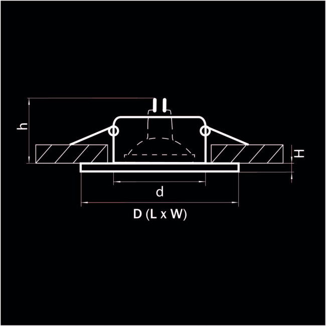 Встраиваемый светильник Lightstar Anello 002250 Встраиваемый светильник Lightstar Anello 002250