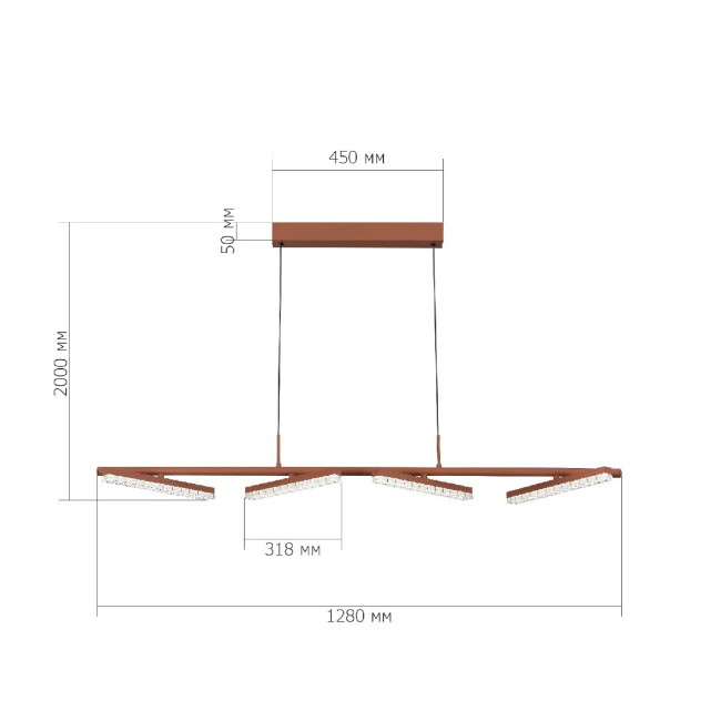 Подвесная люстра ST Luce Euclidics SL1018.603.04