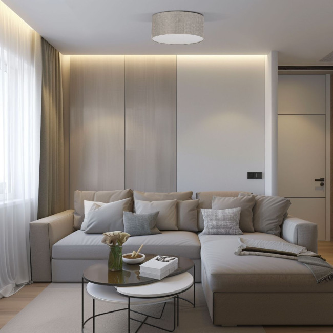 Потолочный светильник TK Lighting 5636 Rondo Linen a065053 Потолочный светильник TK Lighting 5636 Rondo Linen a065053