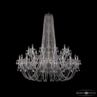 Подвесная люстра Bohemia Ivele Crystal 1402/24+12/530/h-160 G