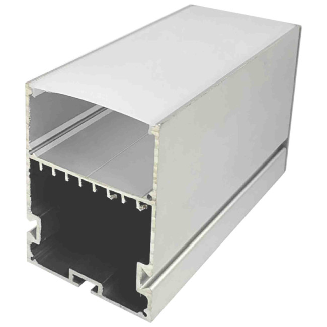 Профиль П-образный подвесной Apeyron ширина ленты до 40мм (рассеиватель, заглушки - 2шт) 08-26 Профиль П-образный подвесной Apeyron ширина ленты до 40мм (рассеиватель, заглушки - 2шт) 08-26