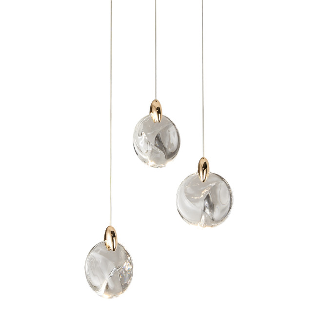 Подвесной светильник OD2440-3 gold/clear Подвесной светильник OD2440-3 gold/clear