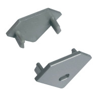 Заглушка для углового профиля Uniel UFE-C03 SILVER 2 POLYBAG 07753