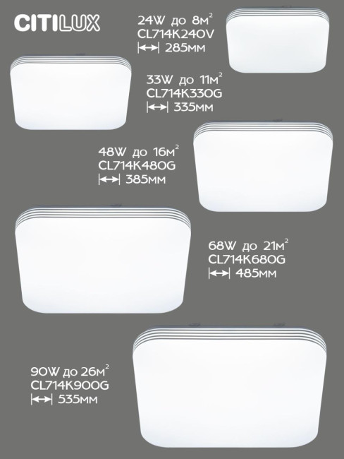 Потолочная люстра Citilux Симпла CL714K480G