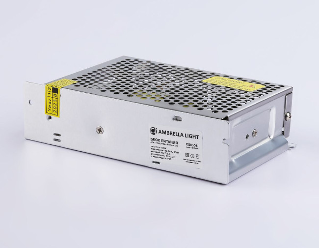 Блок питания Ambrella Light LED Driver 12V 150Вт AC90-260 12.5A IP20 GS9506 Блок питания Ambrella Light LED Driver 12V 150Вт AC90-260 12.5A IP20 GS9506