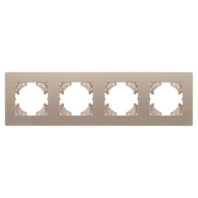 Рамка на 4 поста пластиковая Arlight FRM-PERIO-PL-4-GD 049761 Рамка на 4 поста пластиковая Arlight FRM-PERIO-PL-4-GD 049761