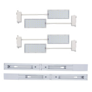 Трековый прожектор для растений (4 шт.) Uniel ULB-P37-12W/SPFR/K WHITE 3М SET42 UL-00012710