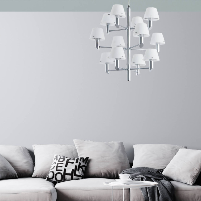 Подвесная люстра Divinare 1680/02 LM-12 Подвесная люстра Divinare 1680/02 LM-12