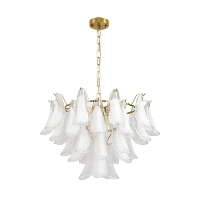 Подвесная люстра Lumion Neoclassi Plume 8385/9 Подвесная люстра Lumion Neoclassi Plume 8385/9