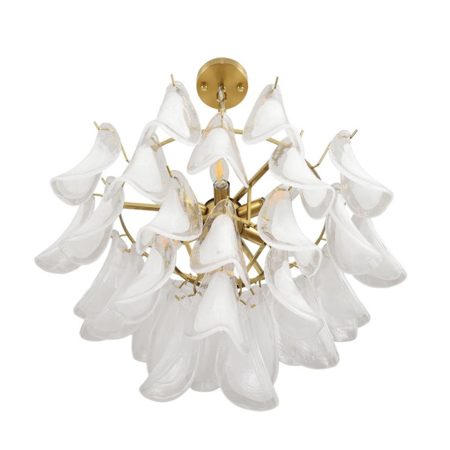 Подвесная люстра Lumion Neoclassi Plume 8385/9 Подвесная люстра Lumion Neoclassi Plume 8385/9