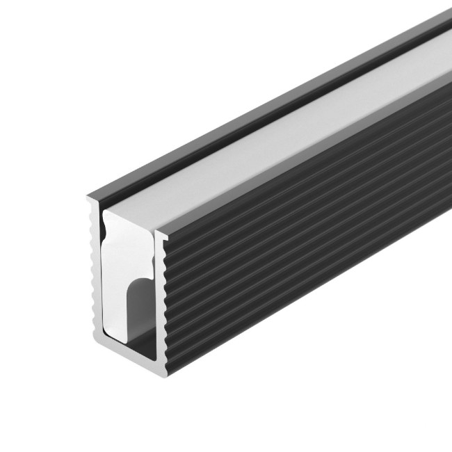 Алюминиевый профиль Arlight SL-MINI-6-H9-2000 ANOD BLACK 044082 Алюминиевый профиль Arlight SL-MINI-6-H9-2000 ANOD BLACK 044082