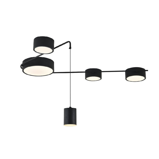 Потолочный светильник Indigo Modulo 14028/5С Black V000161L Потолочный светильник Indigo Modulo 14028/5С Black V000161L
