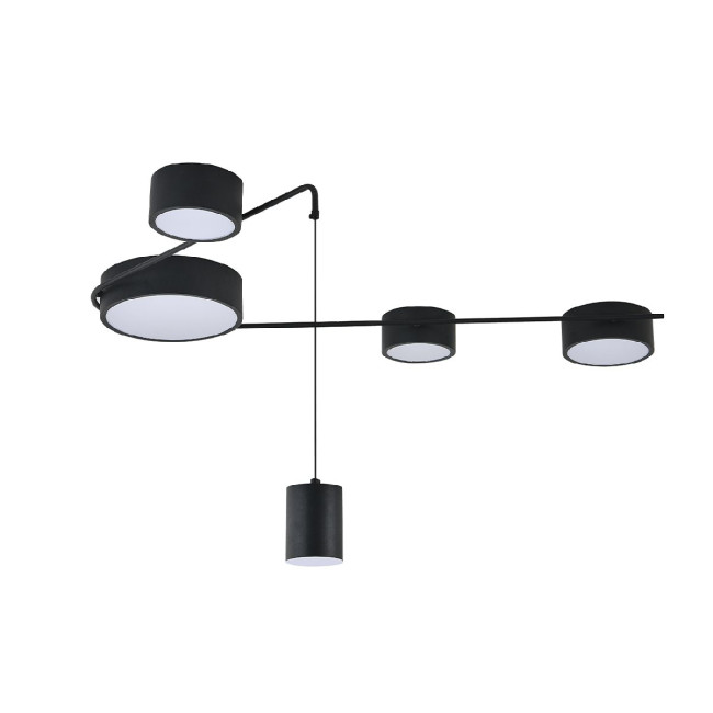 Потолочный светильник Indigo Modulo 14028/5С Black V000161L Потолочный светильник Indigo Modulo 14028/5С Black V000161L