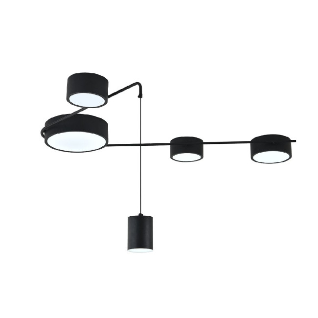 Потолочный светильник Indigo Modulo 14028/5С Black V000161L Потолочный светильник Indigo Modulo 14028/5С Black V000161L