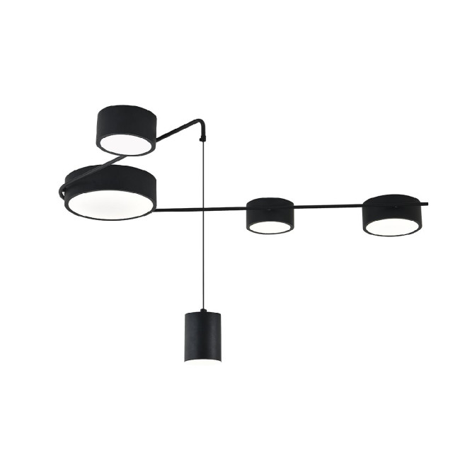 Потолочный светильник Indigo Modulo 14028/5С Black V000161L Потолочный светильник Indigo Modulo 14028/5С Black V000161L