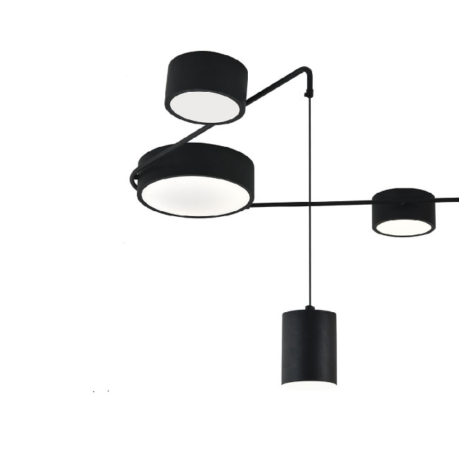 Потолочный светильник Indigo Modulo 14028/5С Black V000161L Потолочный светильник Indigo Modulo 14028/5С Black V000161L