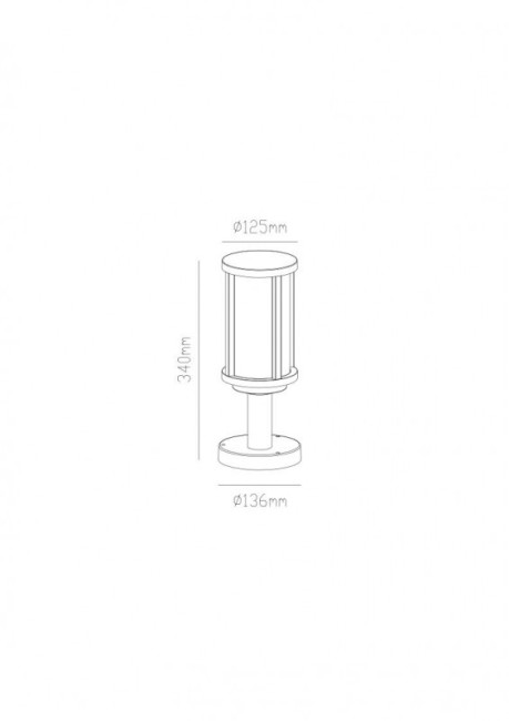 Садовый светильник ARTE Lamp A1036FN-1BK Садовый светильник ARTE Lamp A1036FN-1BK