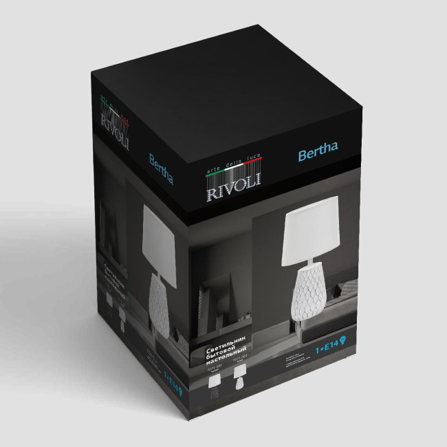 Настольная лампа Rivoli Bertha 7071-502 Б0057272 Настольная лампа Rivoli Bertha 7071-502 Б0057272