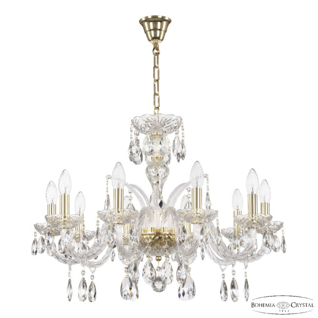 Подвесная люстра Bohemia Ivele Crystal 118/10/240 G Подвесная люстра Bohemia Ivele Crystal 118/10/240 G