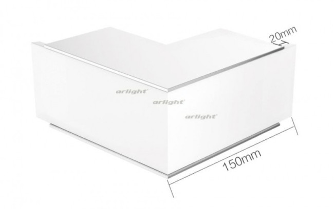 Угол Arlight S2-LINE-7977-L90W внешний 021263 Угол Arlight S2-LINE-7977-L90W внешний 021263