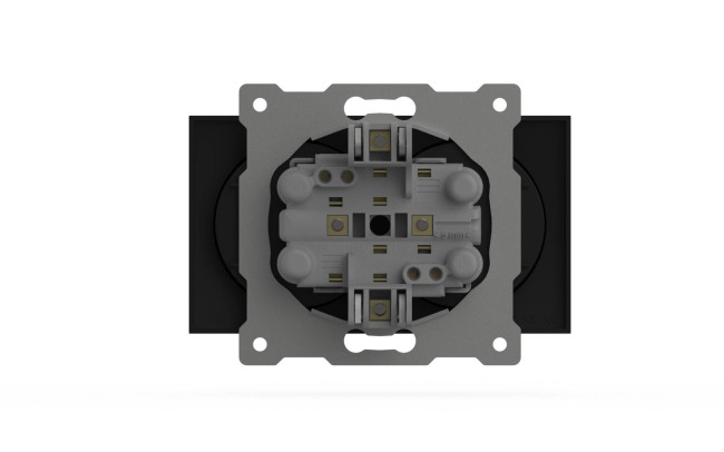 Розетка двухместная без заземления ELBI Zena Vega 609-014800-908 Розетка двухместная без заземления ELBI Zena Vega 609-014800-908