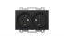 Розетка двухместная без заземления ELBI Zena Vega 609-014800-908 Розетка двухместная без заземления ELBI Zena Vega 609-014800-908