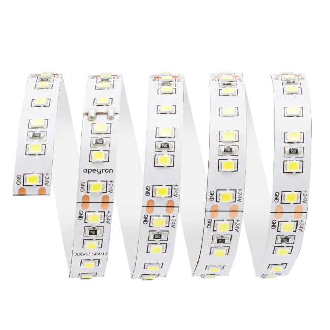 Светодиодная лента Apeyron 24В 16Вт/м smd2835 120д/м IP20 1500Лм/м 5м 4000К 00-342 Светодиодная лента Apeyron 24В 16Вт/м smd2835 120д/м IP20 1500Лм/м 5м 4000К 00-342