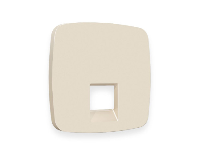 Лицевая панель для компьютерной/телефонной розетки RJ-45/RJ-11 Ambrella Volt Omega OP3320