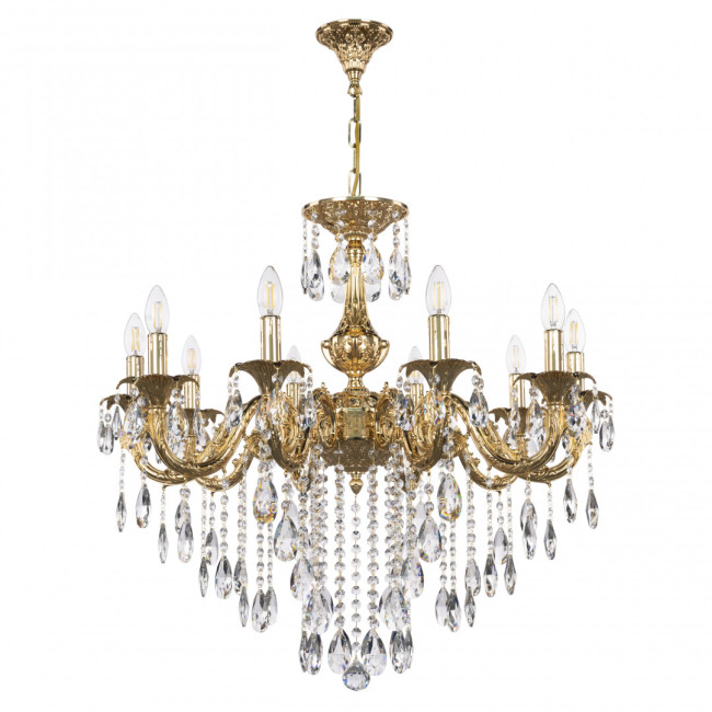 Подвесная люстра Bohemia Ivele Crystal AL79101/10/250 B G Подвесная люстра Bohemia Ivele Crystal AL79101/10/250 B G