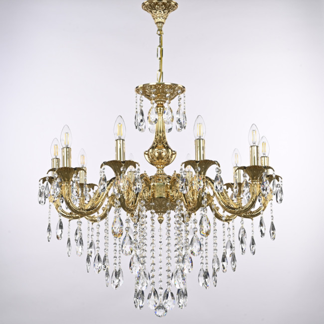 Подвесная люстра Bohemia Ivele Crystal AL79101/10/250 B G Подвесная люстра Bohemia Ivele Crystal AL79101/10/250 B G