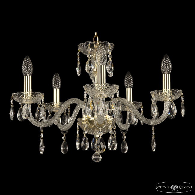 Подвесная люстра Bohemia Ivele Crystal 117/5/195 G Подвесная люстра Bohemia Ivele Crystal 117/5/195 G