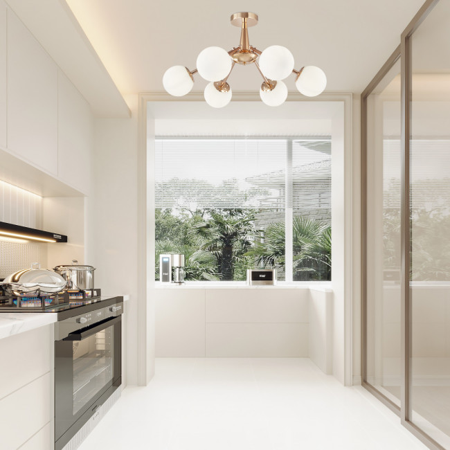 Потолочная люстра Arte Milano Napoli 338654/6 FGD Потолочная люстра Arte Milano Napoli 338654/6 FGD