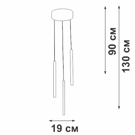 Подвесной светильник Vitaluce V3045-1/3S Подвесной светильник Vitaluce V3045-1/3S