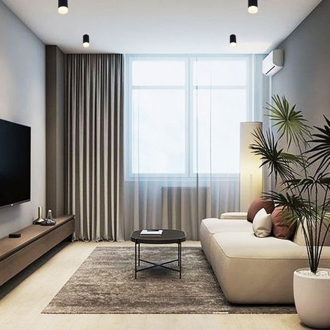 Накладной светильник Reluce 16003-9.5-001LD GU10 BK Накладной светильник Reluce 16003-9.5-001LD GU10 BK