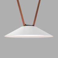 Трековый однофазный светильник Denkirs Belty flow DK5664-WH+BK