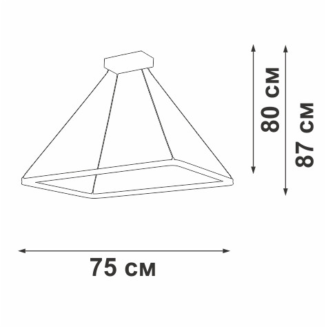 Подвесной светильник Vitaluce V2704-0/1S Подвесной светильник Vitaluce V2704-0/1S